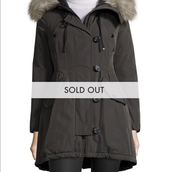 Moncler ARRIETTE Fur Trim Parka - good used condition. - Picture 3 of 16